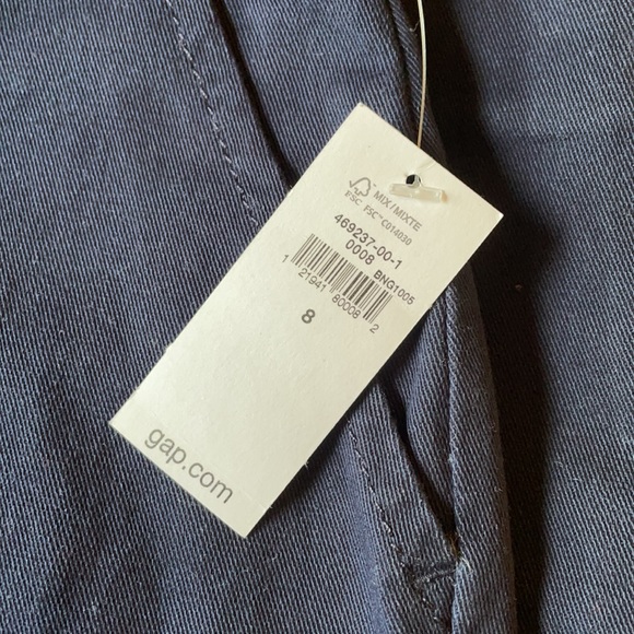 NWT Girls Gap uniform shirts size 8 (4 pairs) - Picture 5 of 5